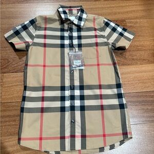 Classic Burberry short sleeve button up